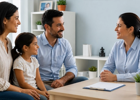 Child Family Consultation With Doctor